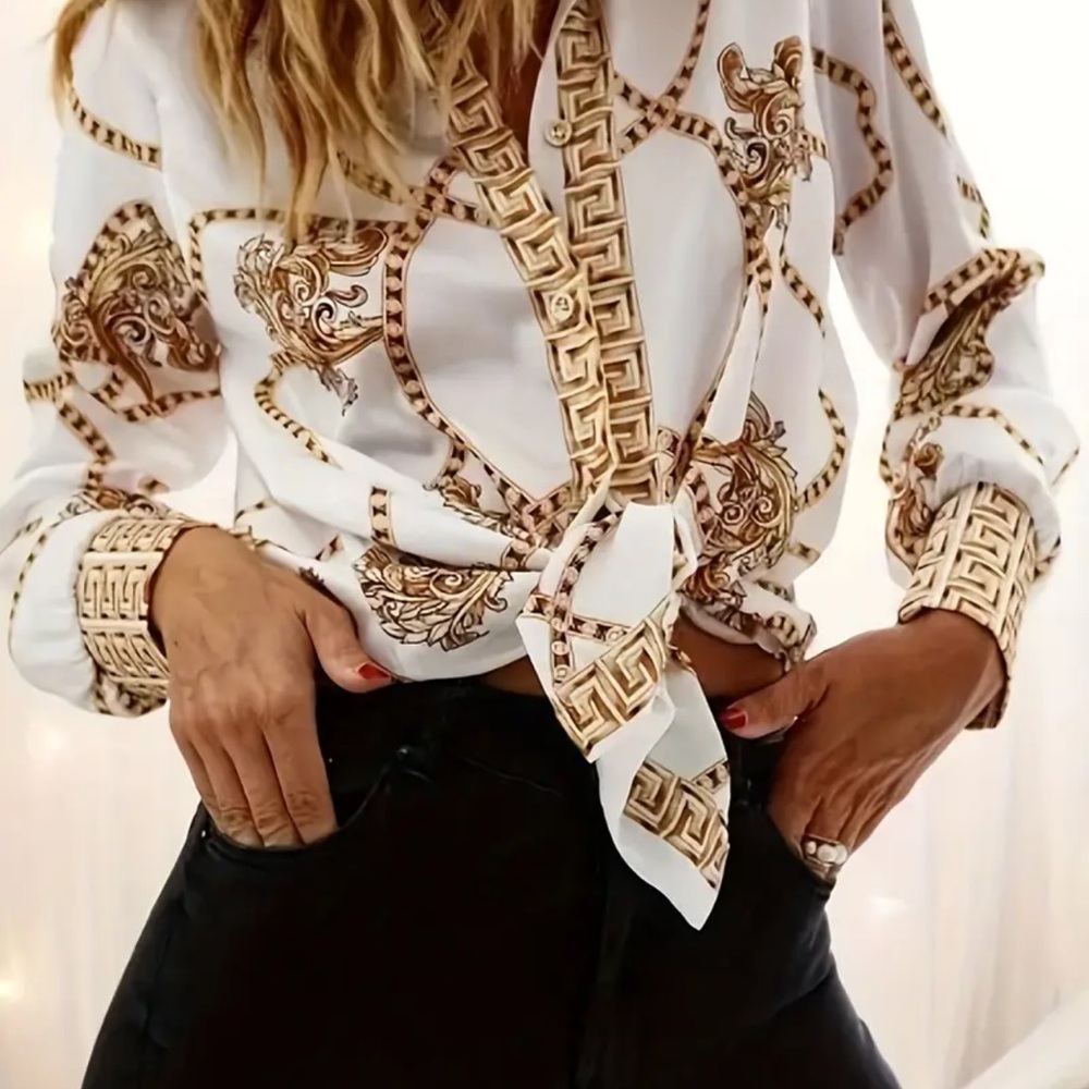 PREMIUM LUXE PLUS SIZE MULTI COLOR TOP - Picture 3 of 9
